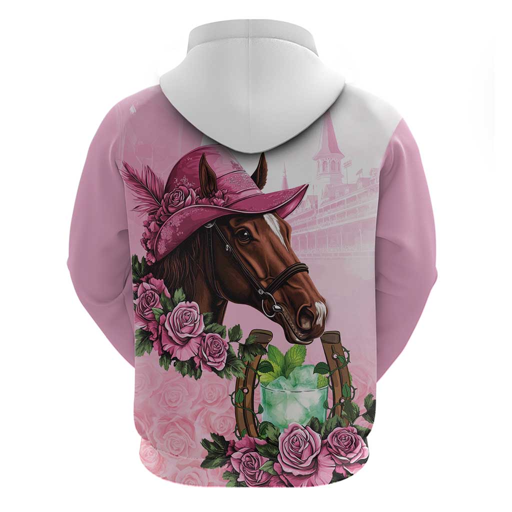 Kentucky Horse Racing Hoodie Mint Julep Cocktail LT18