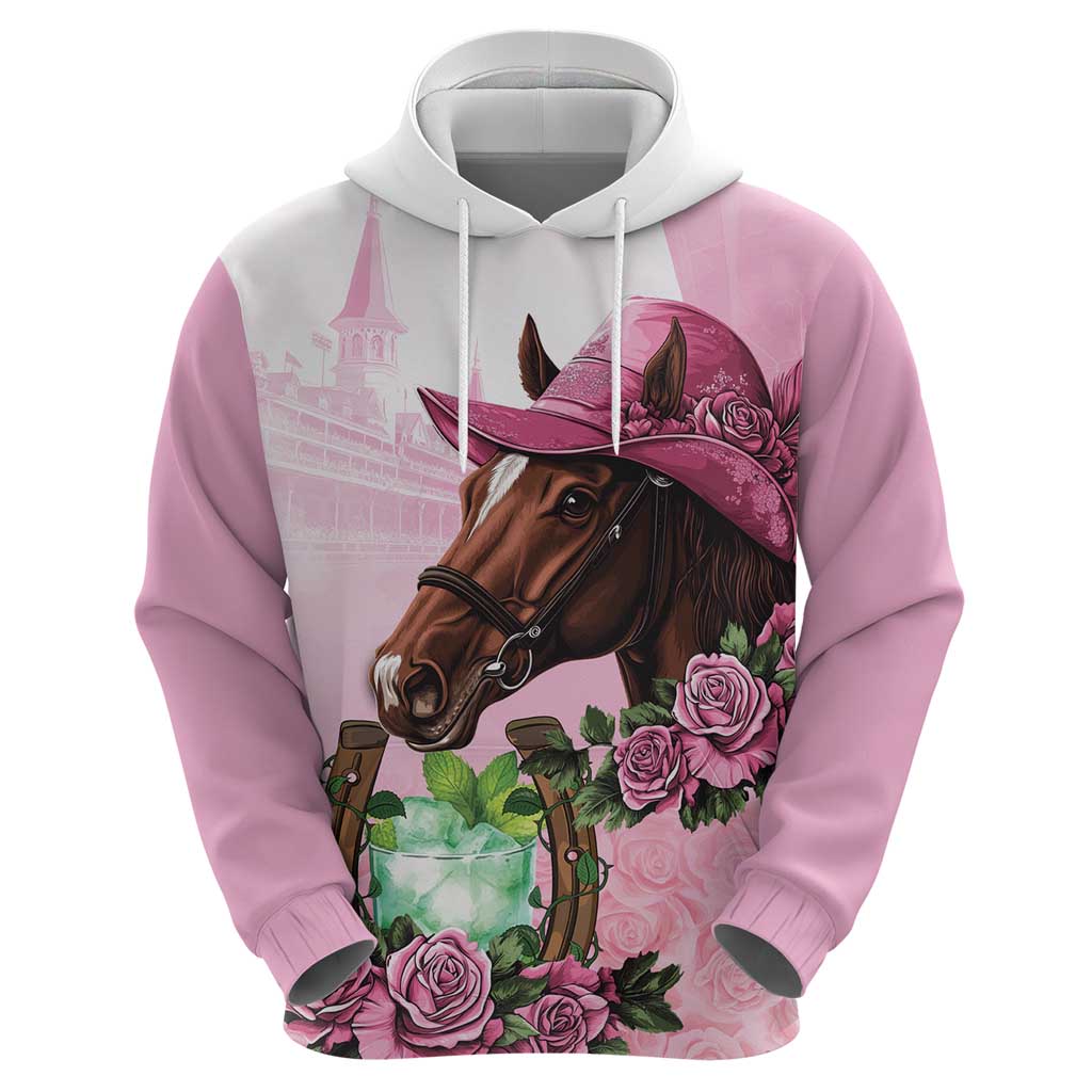 Kentucky Horse Racing Hoodie Mint Julep Cocktail LT18