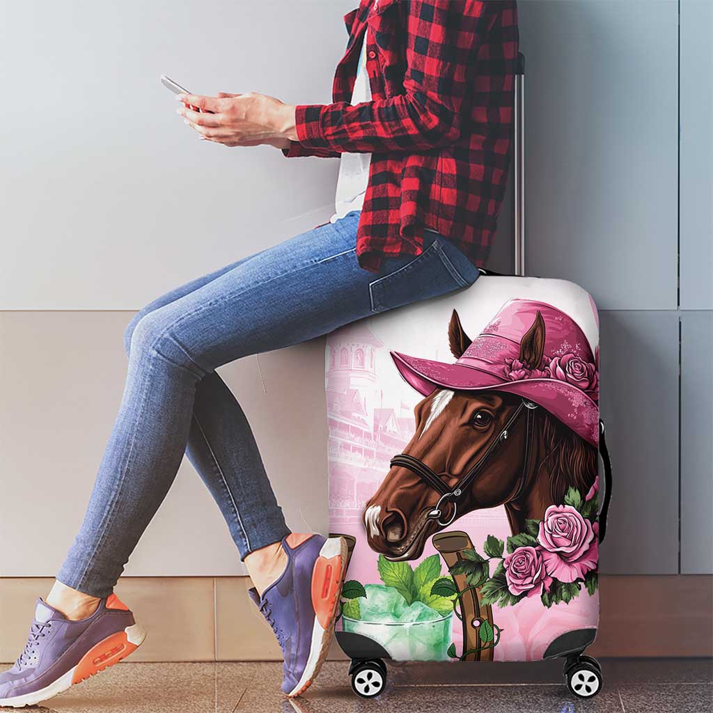 Kentucky Horse Racing Luggage Cover Mint Julep Cocktail LT18
