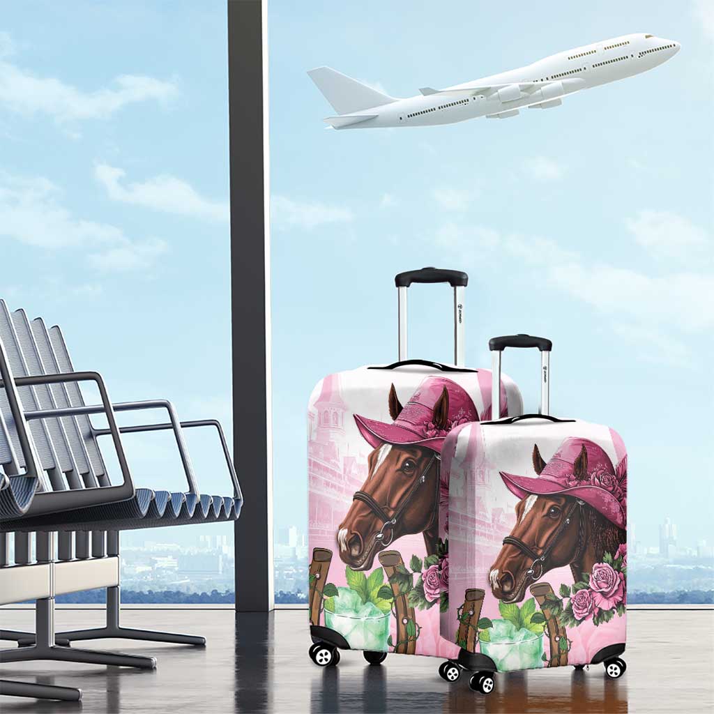 Kentucky Horse Racing Luggage Cover Mint Julep Cocktail LT18