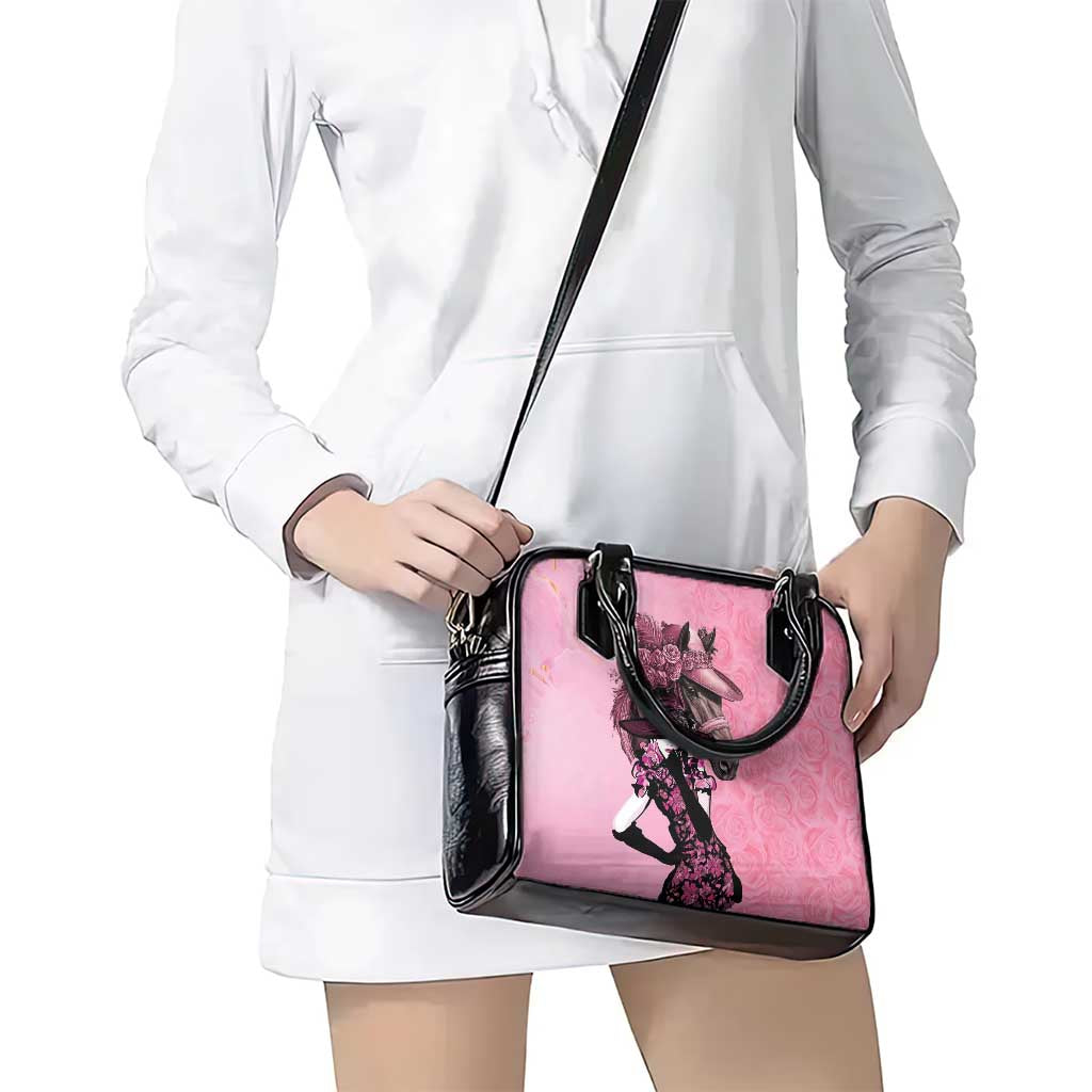 Kentucky Horse Racing Shoulder Handbag Derby Ladies With Roses LT18