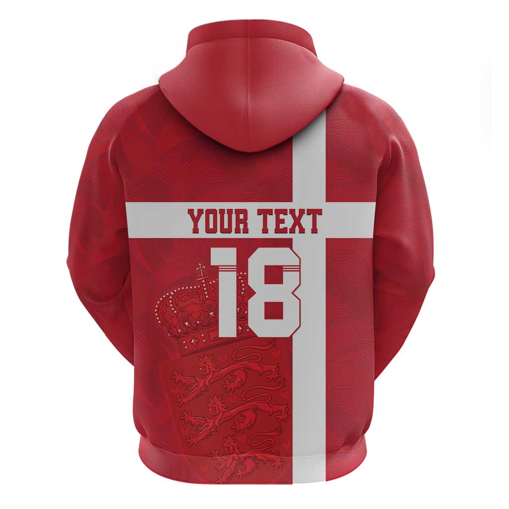 Custom Denmark Football Hoodie Danish Dynamite Go Champion LT18
