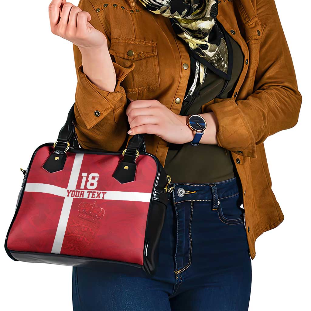 Custom Denmark Football Shoulder Handbag Danish Dynamite Go Champion LT18