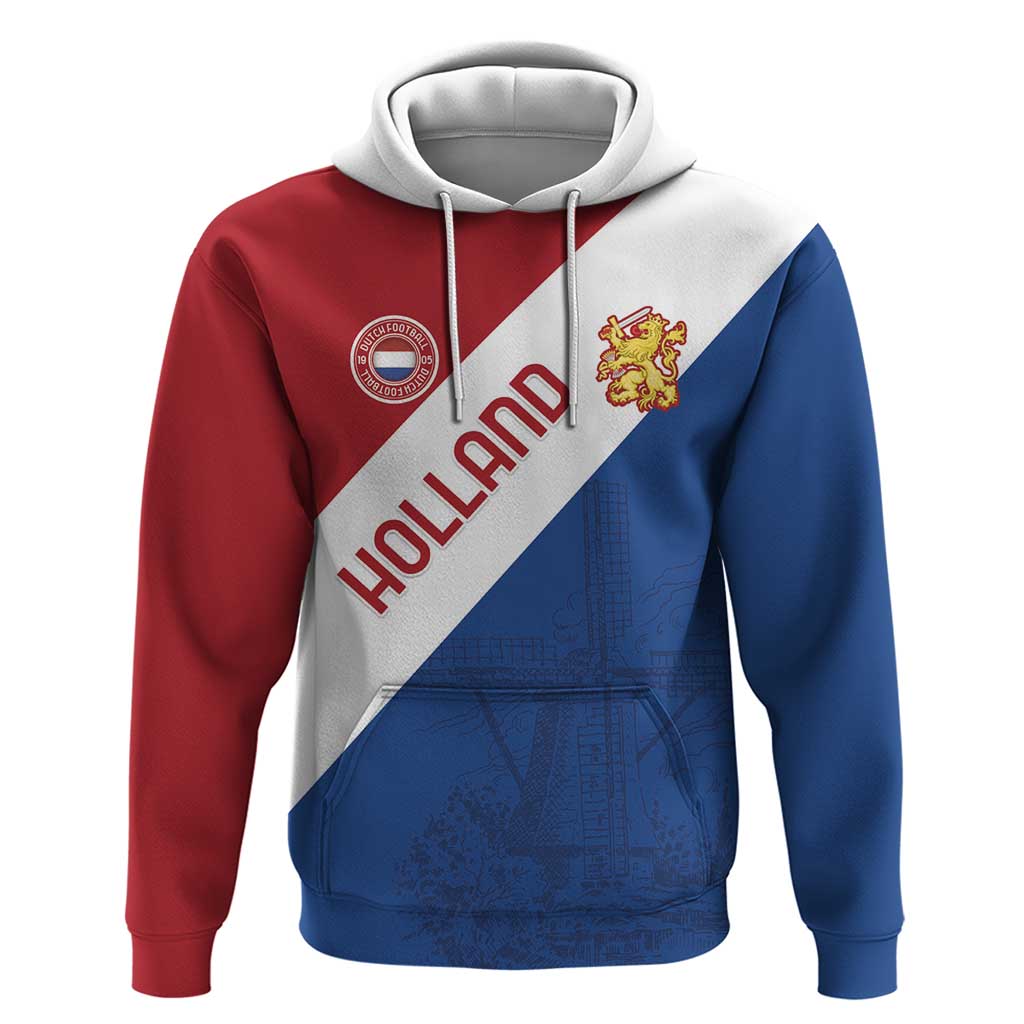 Custom Netherlands Football Hoodie Come On Holland LT18
