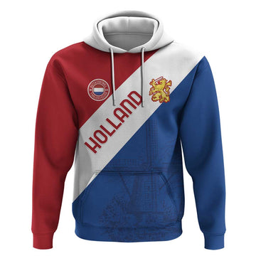 Custom Netherlands Football Hoodie Come On Holland LT18