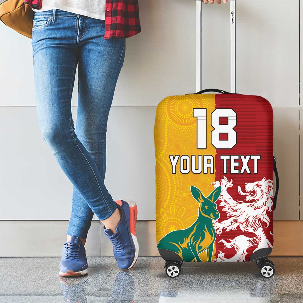 Custom British Lions Australia Luggage Cover Unique Style LT18