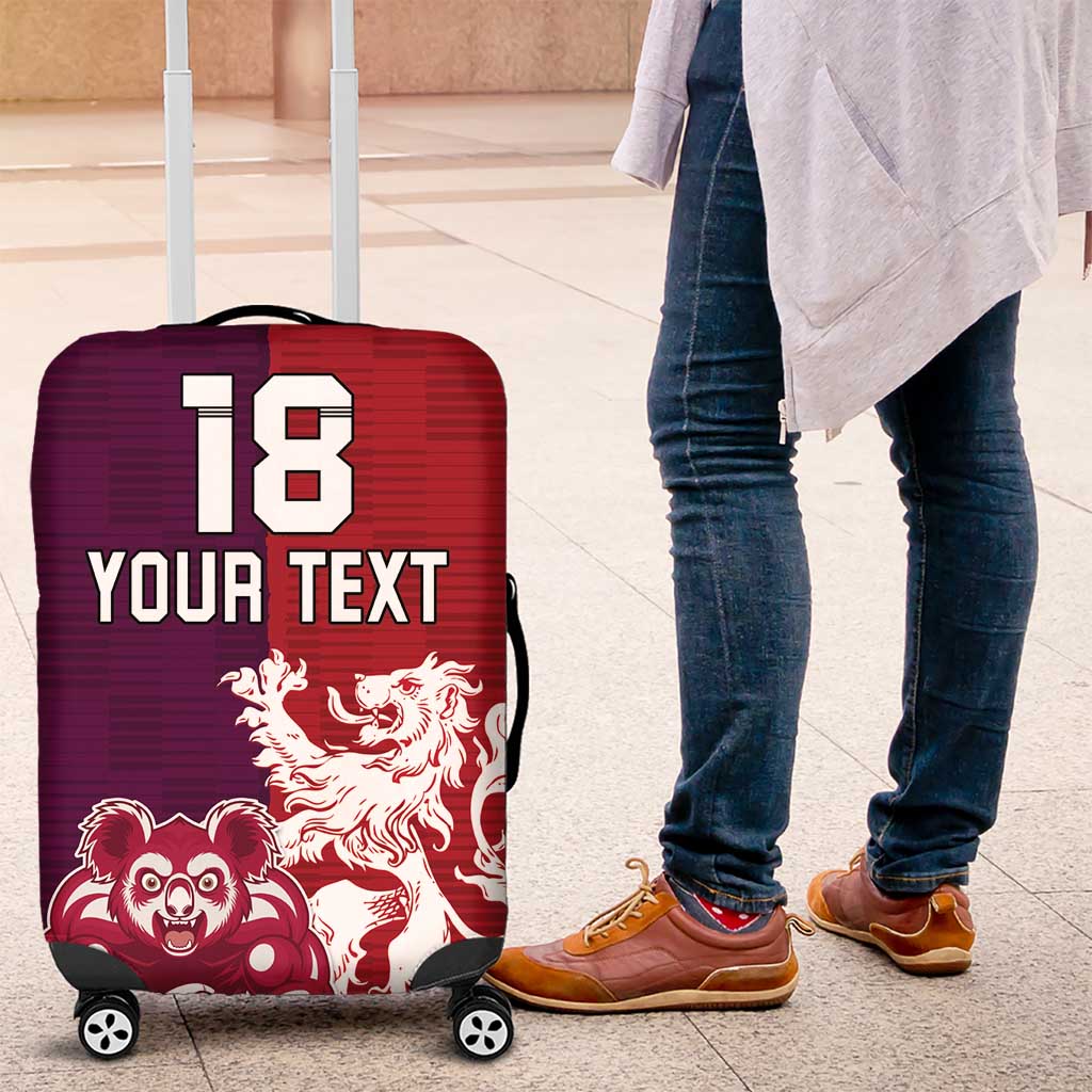 Custom British Lions Brumbies Luggage Cover Unique Style LT18