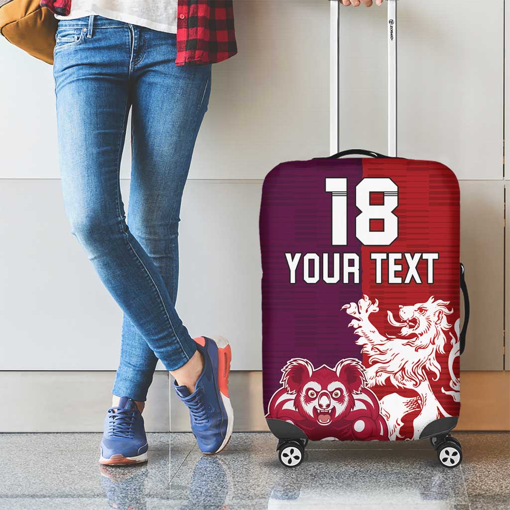 Custom British Lions Brumbies Luggage Cover Unique Style LT18