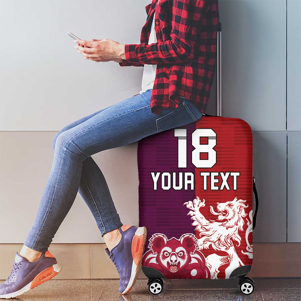 Custom British Lions Brumbies Luggage Cover Unique Style LT18