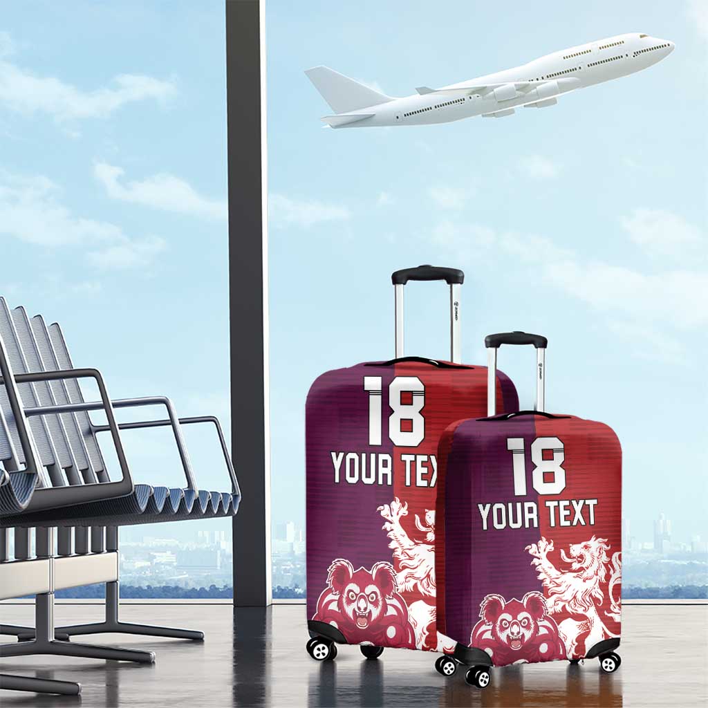 Custom British Lions Brumbies Luggage Cover Unique Style LT18