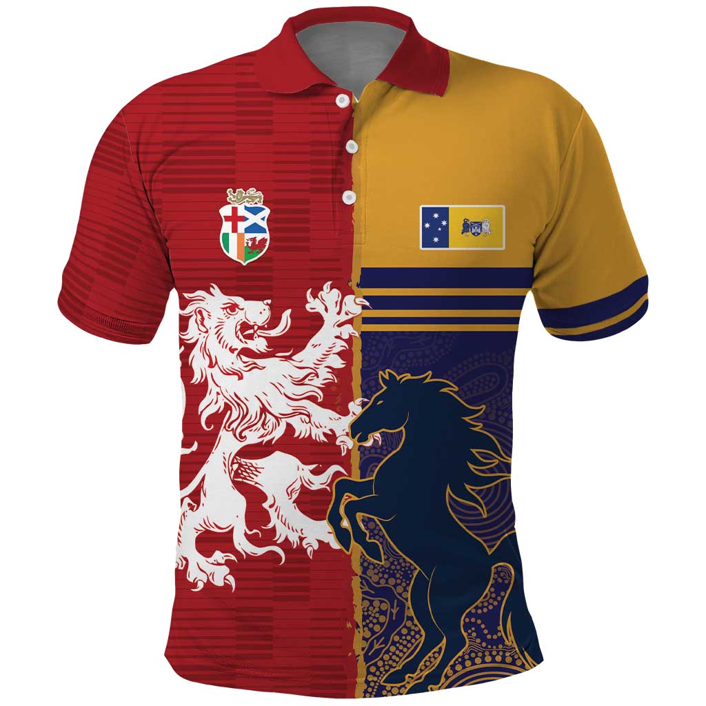 Custom British Lions Queensland Polo Shirt Unique Style LT18