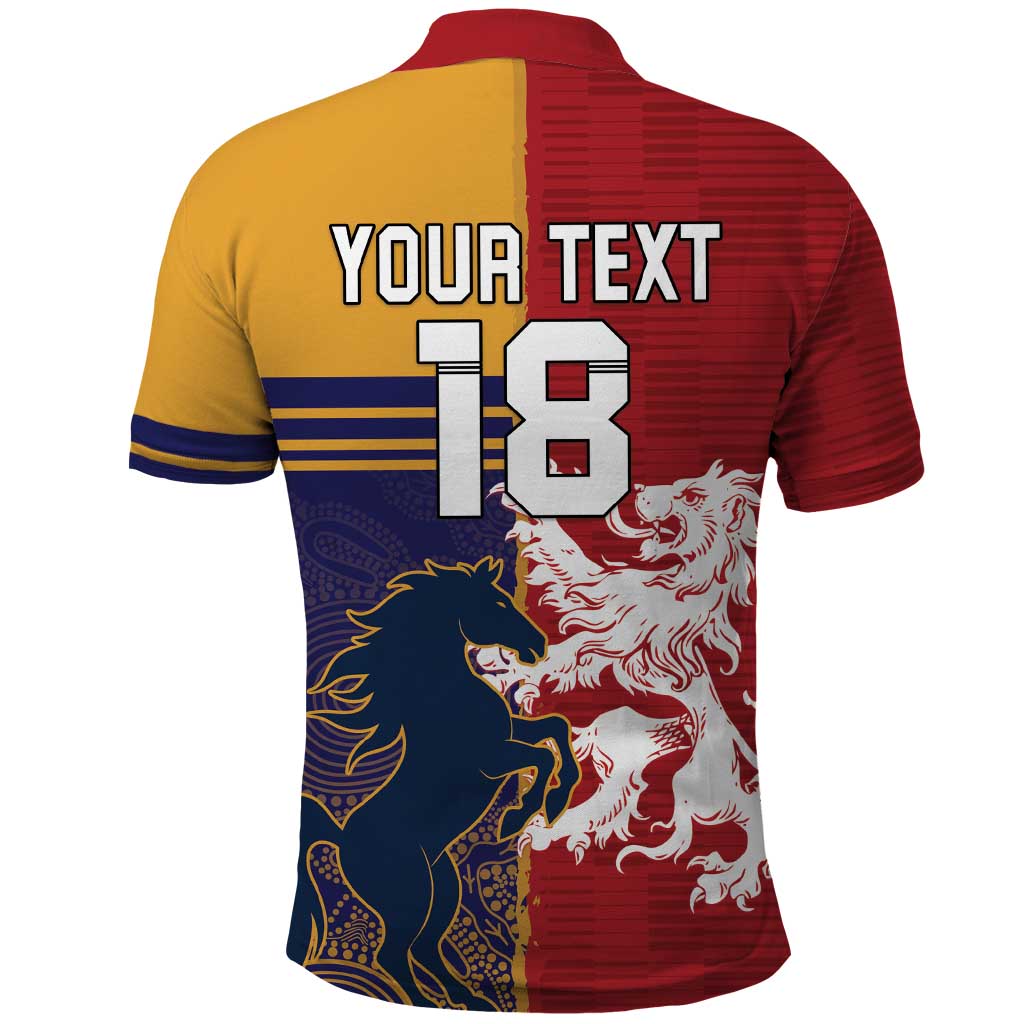 Custom British Lions Queensland Polo Shirt Unique Style LT18