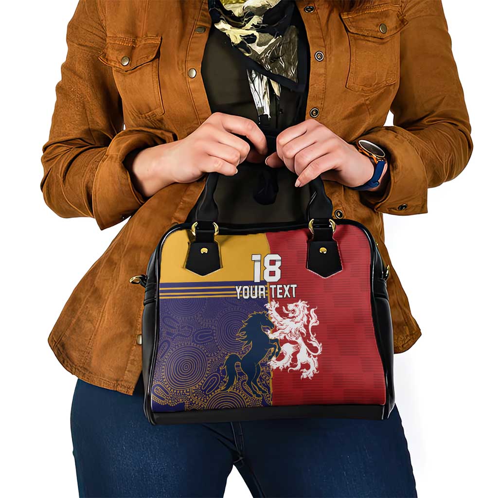 Custom British Lions Queensland Shoulder Handbag Unique Style LT18