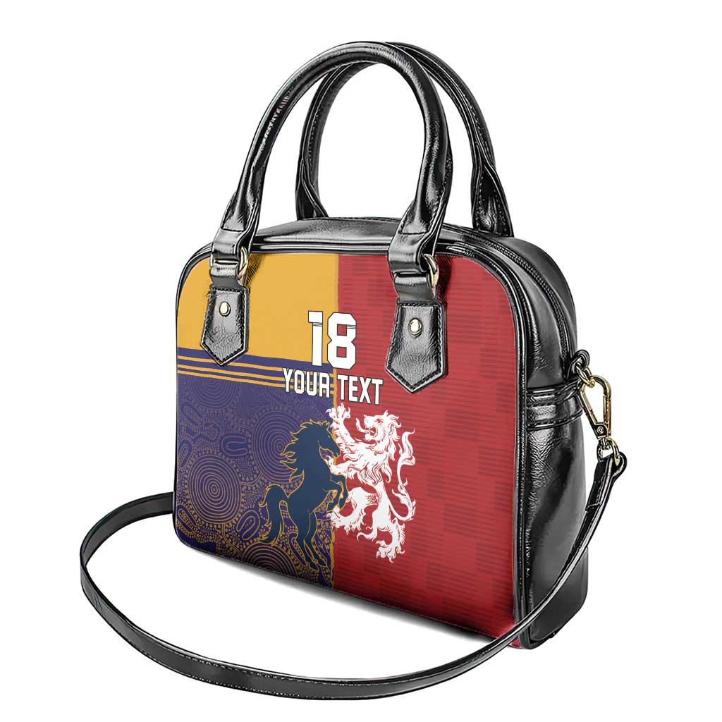 Custom British Lions Queensland Shoulder Handbag Unique Style LT18
