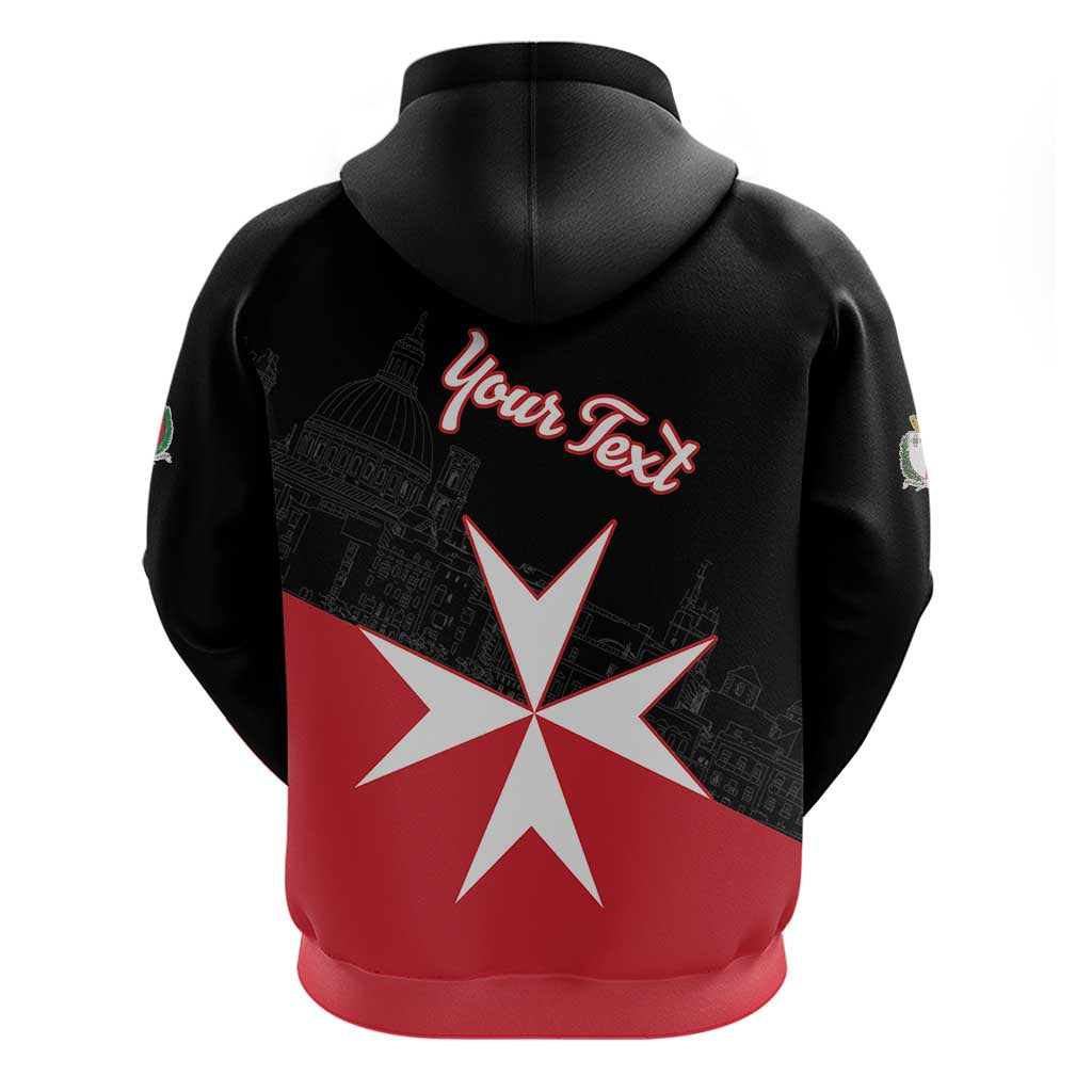Personalized Malta Cross With Valletta Capital Hoodie LT18