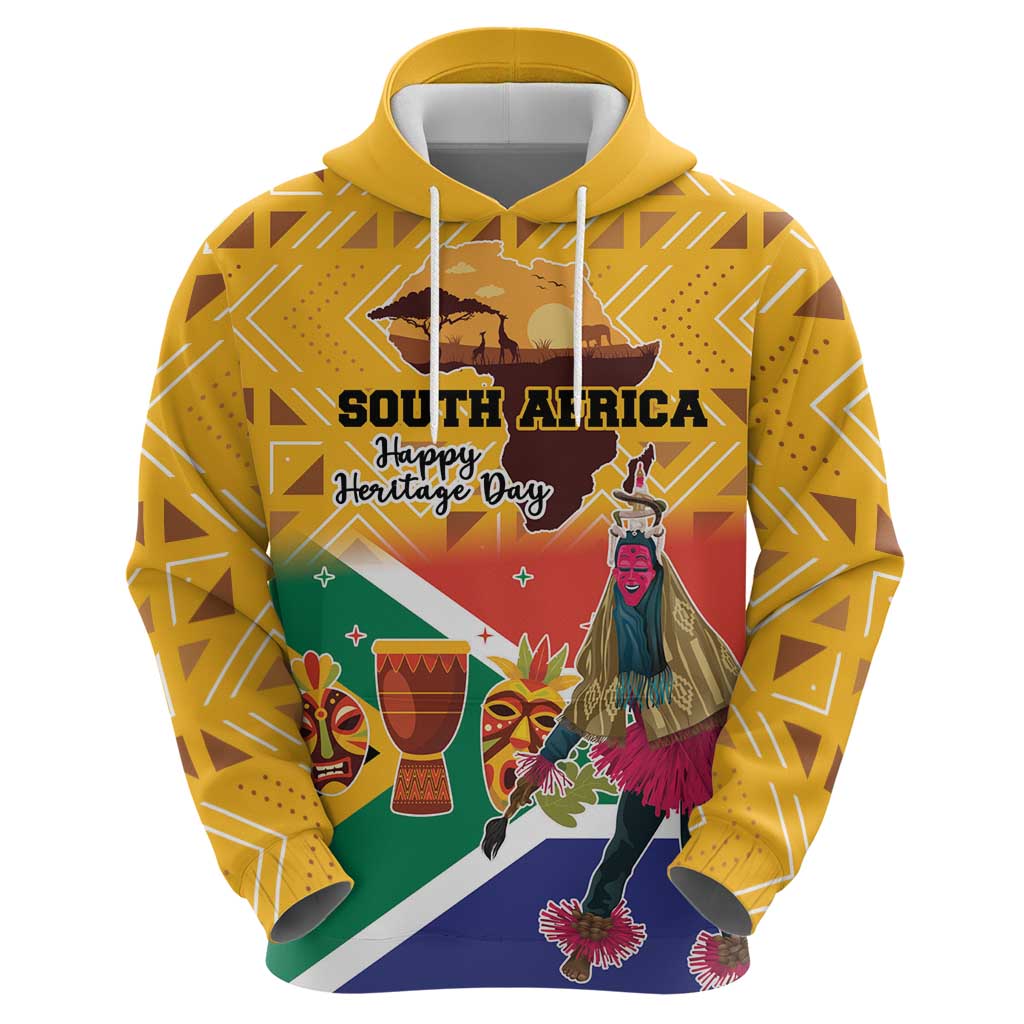 Personalized South Africa Heritage Day Hoodie With Traditional Dancer LT18