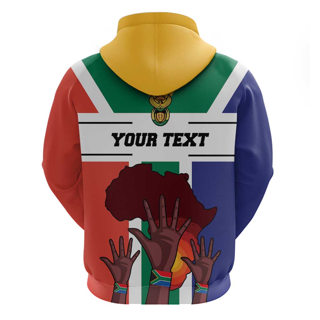 Personalized South Africa Heritage Day Hoodie Flag Style LT18
