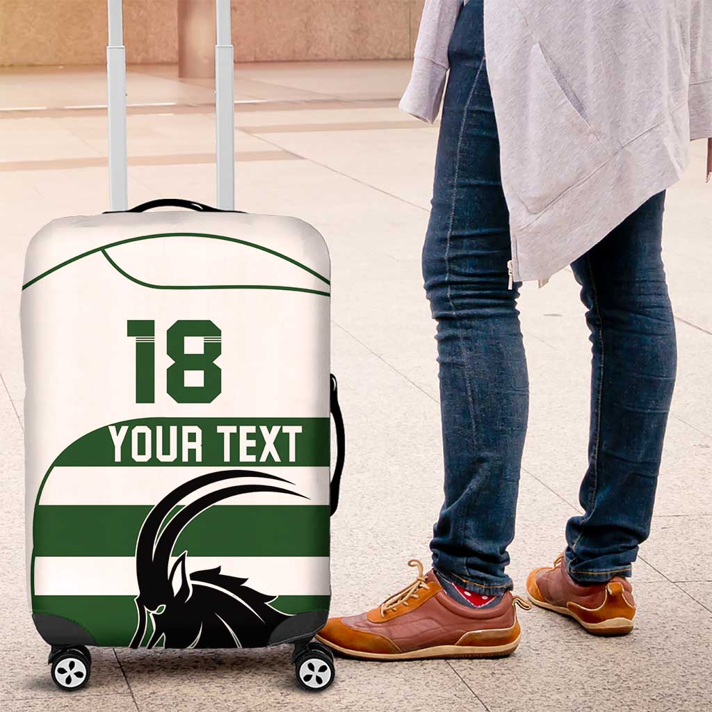 Custom Zimbabwe Rugby Luggage Cover The Sables Go Champion LT18