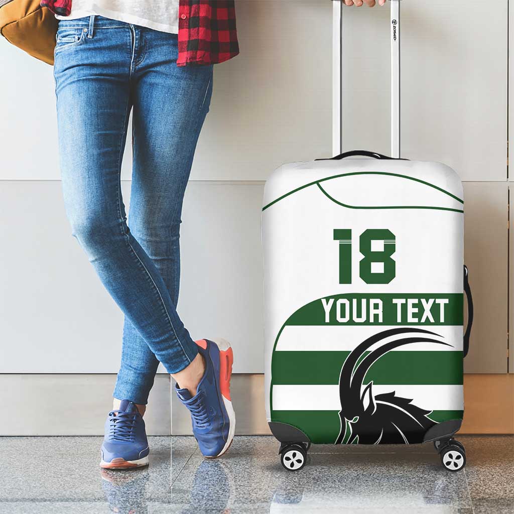 Custom Zimbabwe Rugby Luggage Cover The Sables Go Champion LT18
