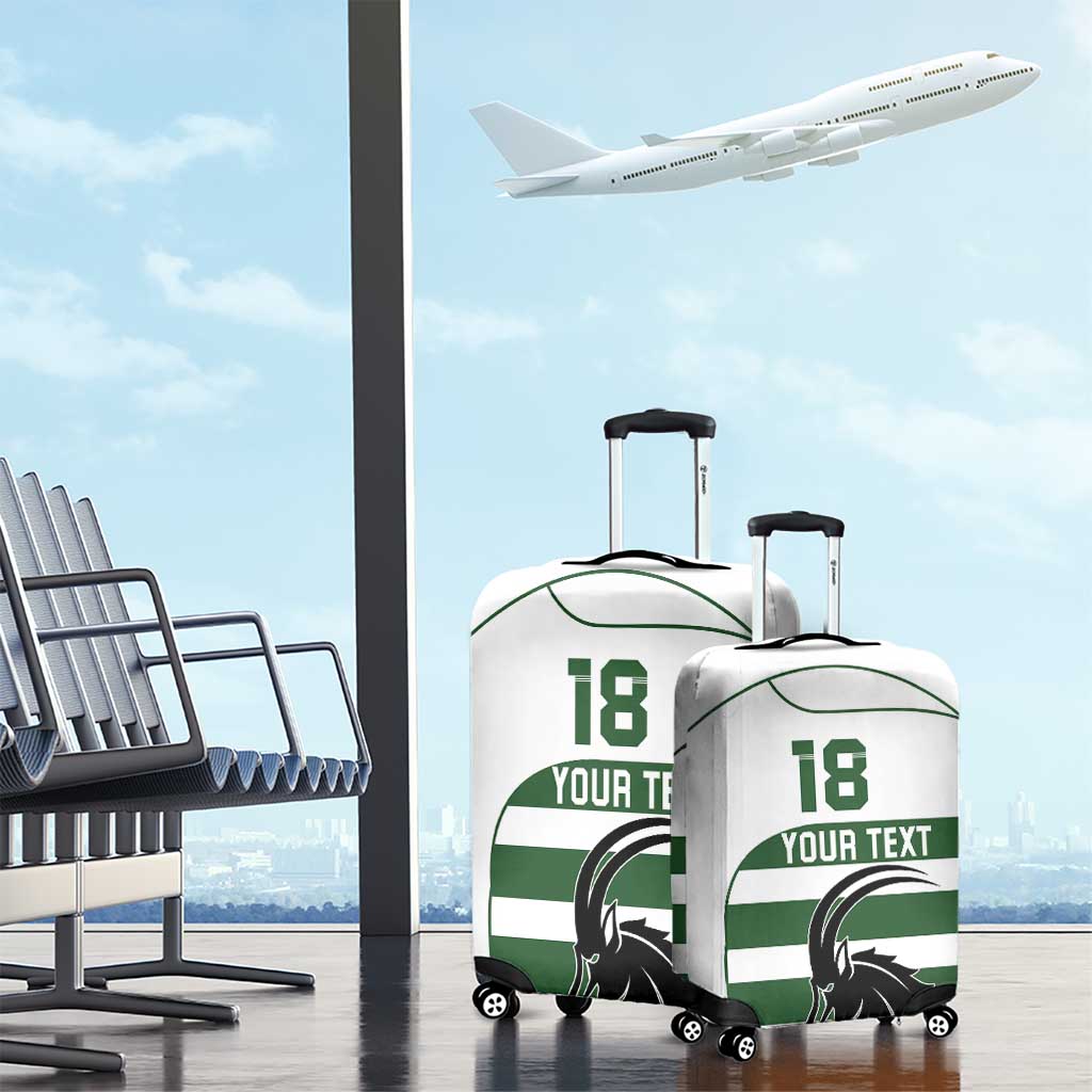Custom Zimbabwe Rugby Luggage Cover The Sables Go Champion LT18