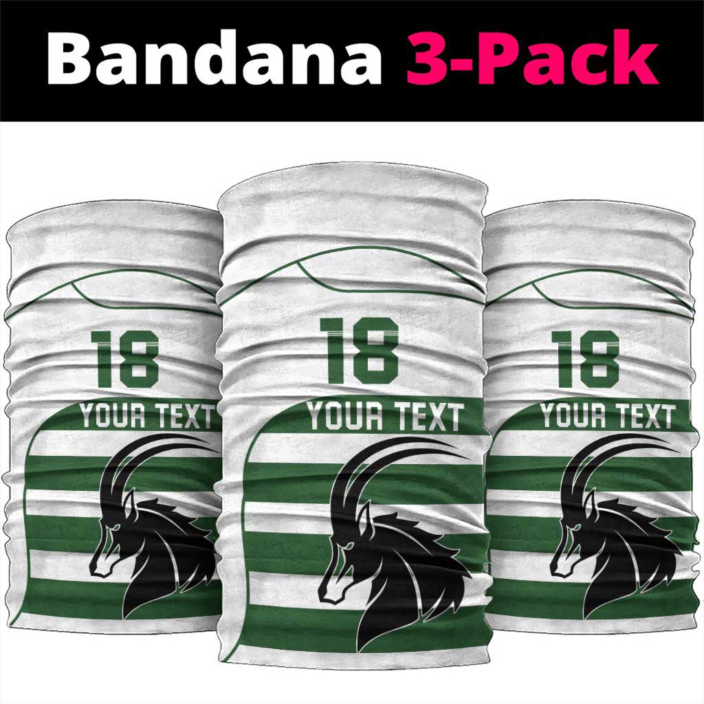 Custom Zimbabwe Rugby Neck Gaiter The Sables Go Champion LT18
