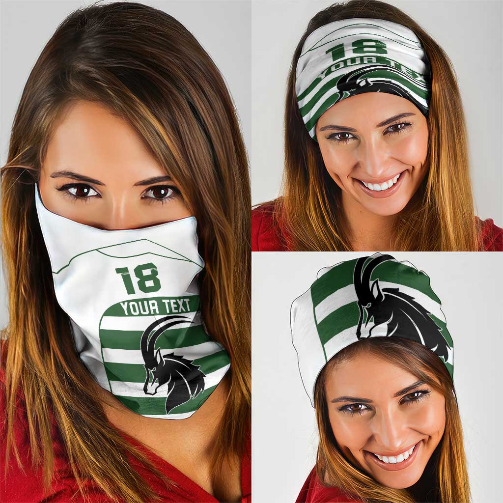Custom Zimbabwe Rugby Neck Gaiter The Sables Go Champion LT18