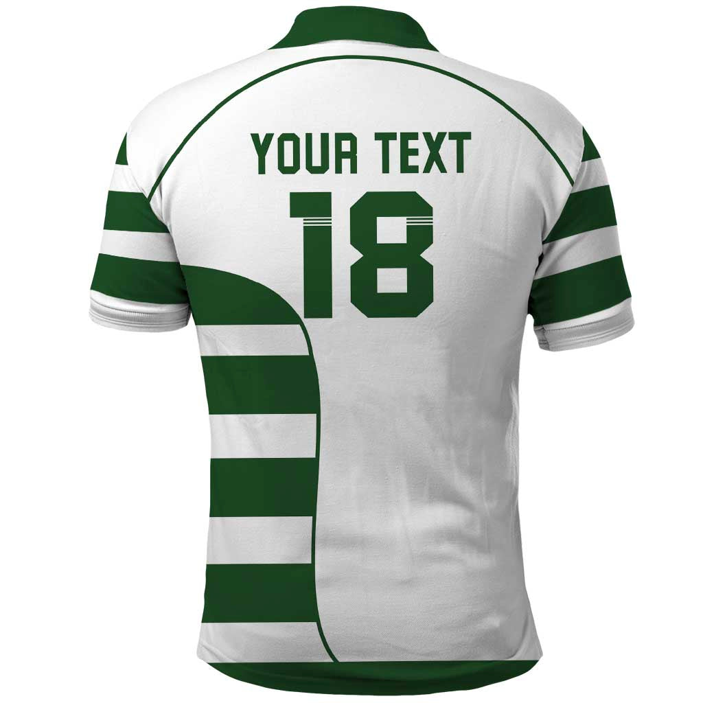 Custom Zimbabwe Rugby Polo Shirt The Sables Go Champion LT18