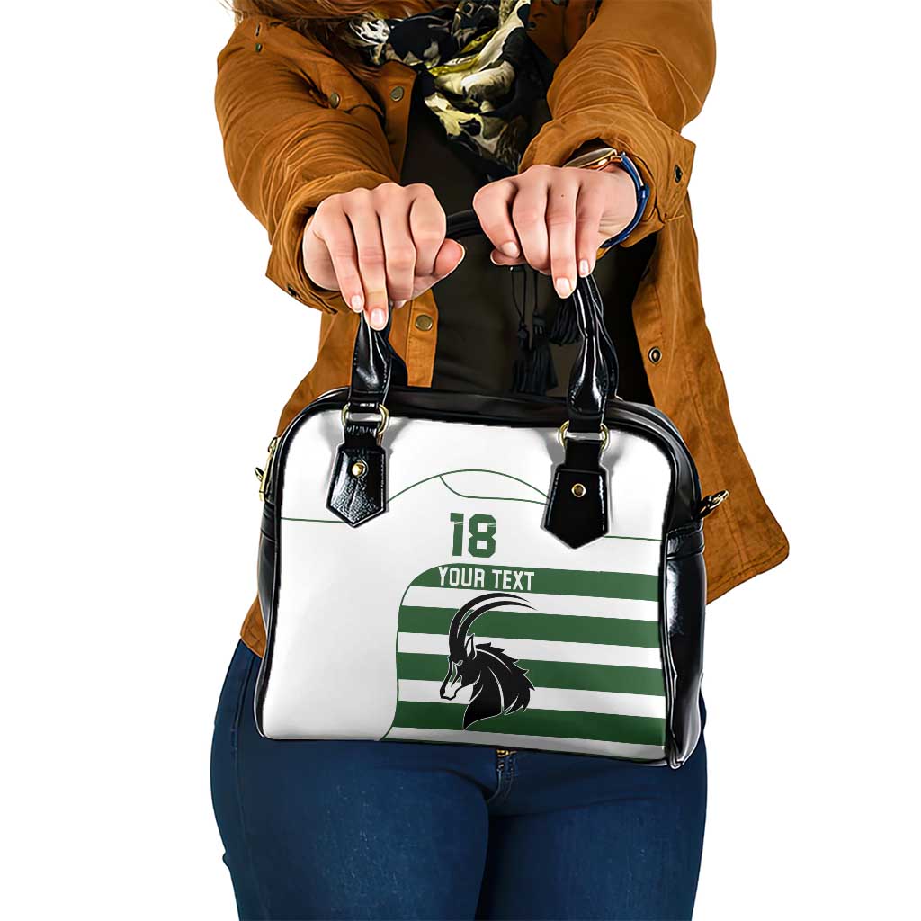 Custom Zimbabwe Rugby Shoulder Handbag The Sables Go Champion LT18