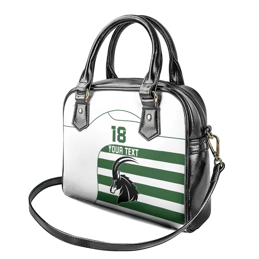 Custom Zimbabwe Rugby Shoulder Handbag The Sables Go Champion LT18