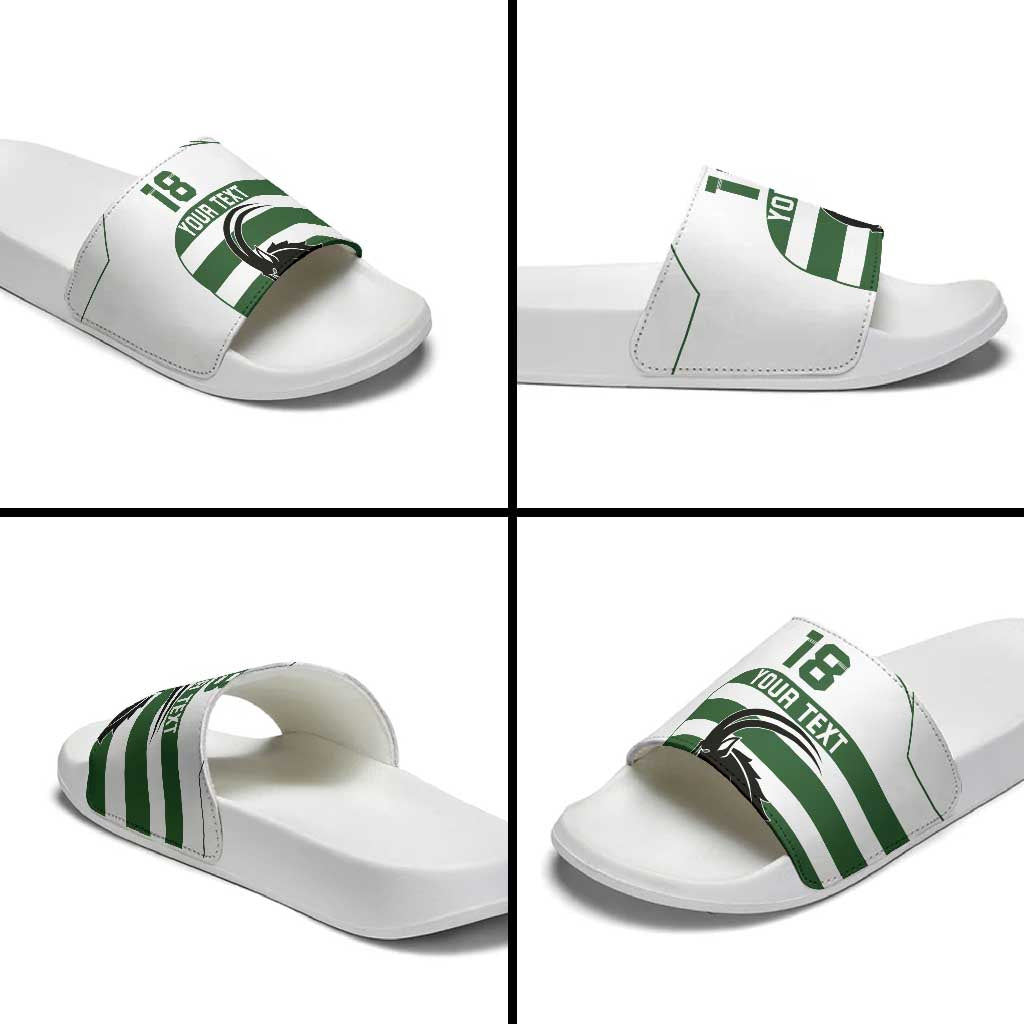 Custom Zimbabwe Rugby Slide Sandals The Sables Go Champion LT18