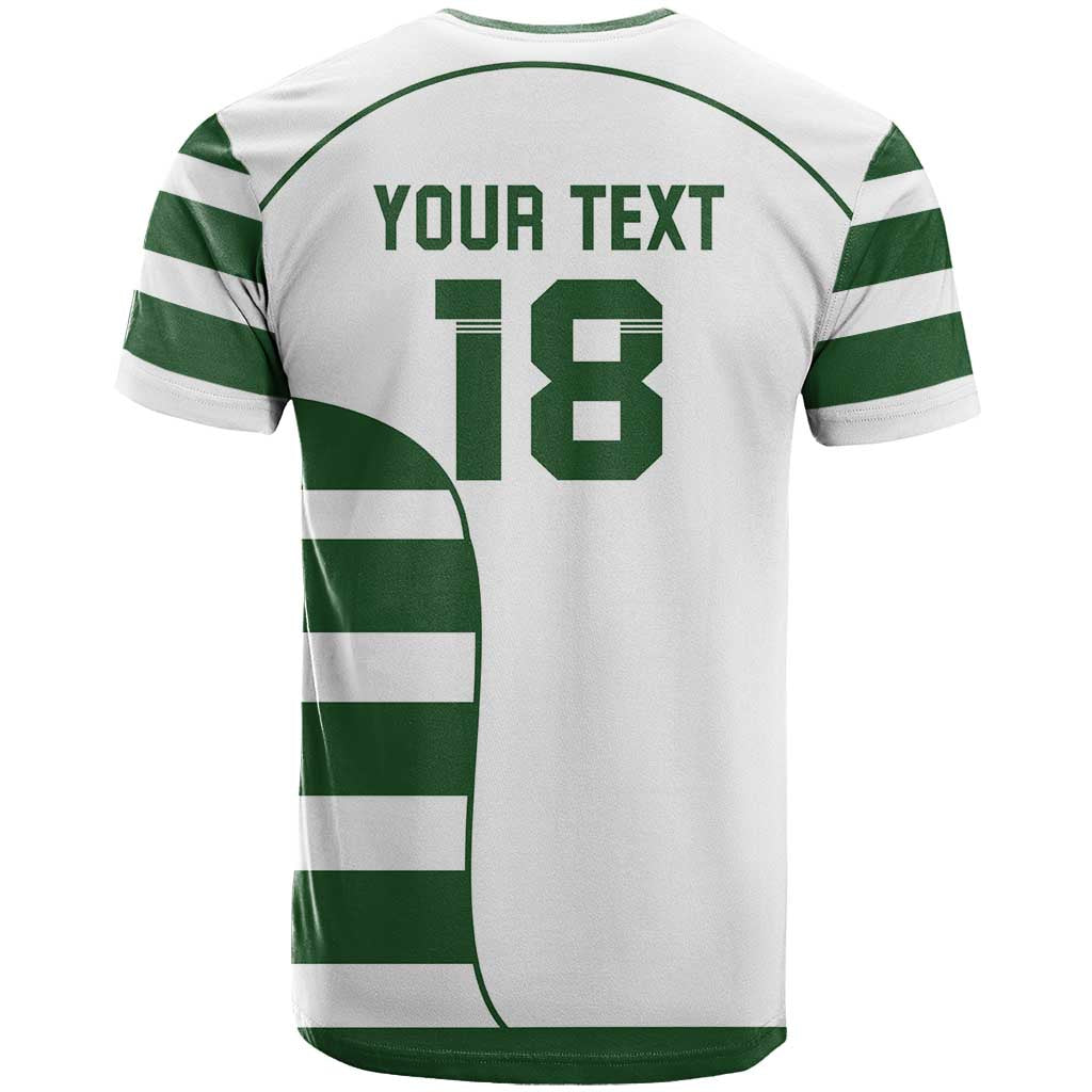 Custom Zimbabwe Sables Rugby T shirt Go Champion LT18