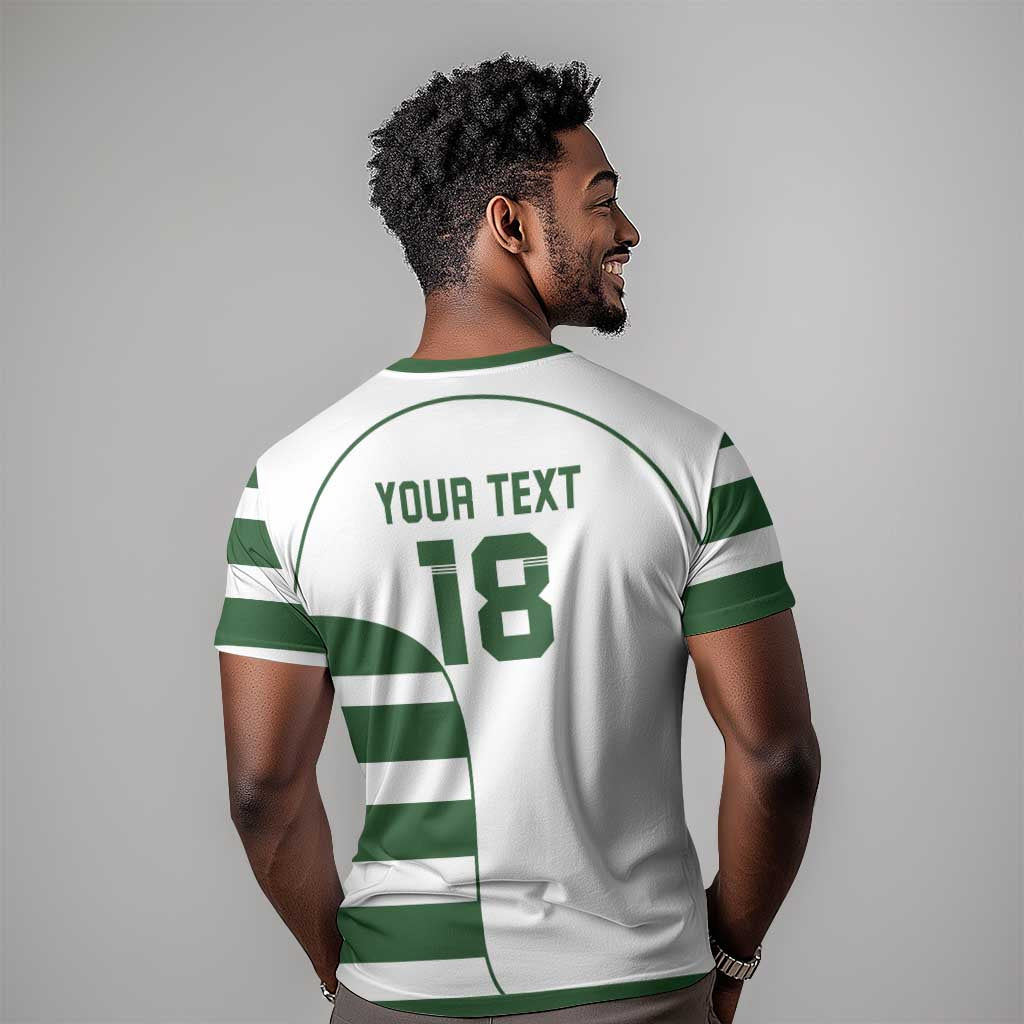 Custom Zimbabwe Sables Rugby T shirt Go Champion LT18
