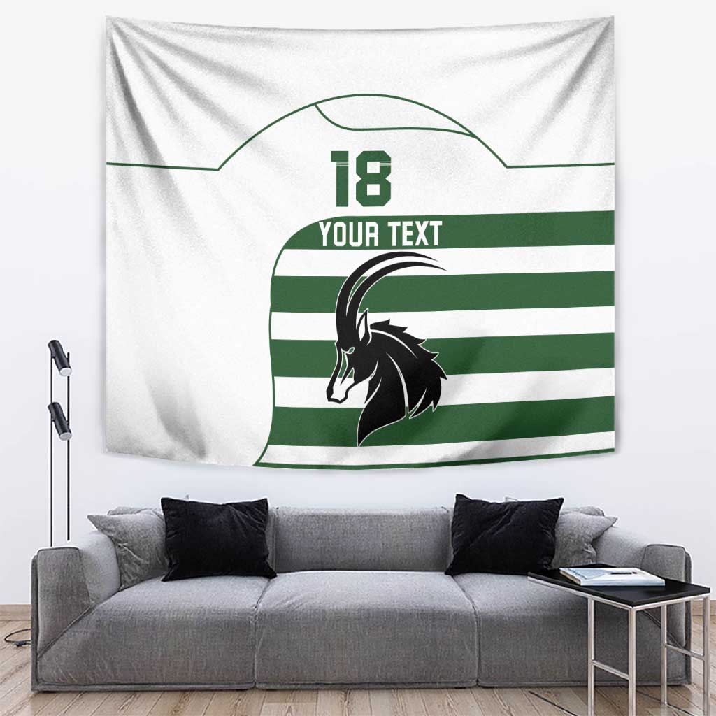 Custom Zimbabwe Sables Rugby Tapestry Go Champion LT18
