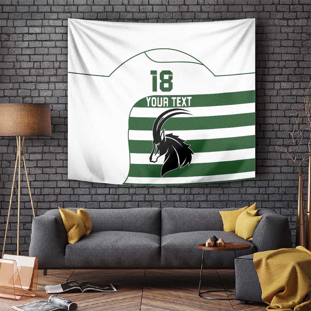 Custom Zimbabwe Sables Rugby Tapestry Go Champion LT18