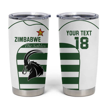 Custom Zimbabwe Sables Rugby Tumbler Cup Go Champion LT18