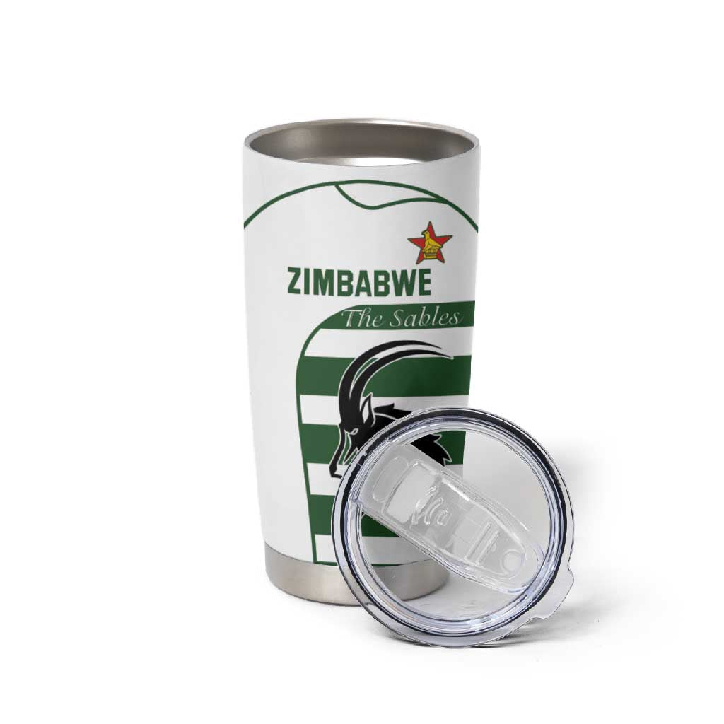 Custom Zimbabwe Sables Rugby Tumbler Cup Go Champion LT18