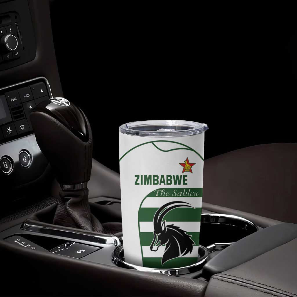 Custom Zimbabwe Sables Rugby Tumbler Cup Go Champion LT18