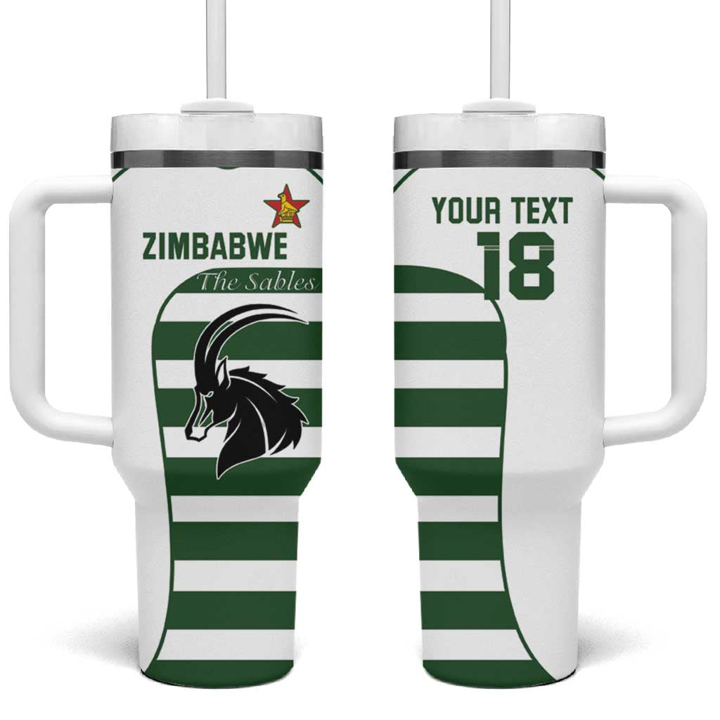 Custom Zimbabwe Sables Rugby Tumbler With Handle Go Champion LT18