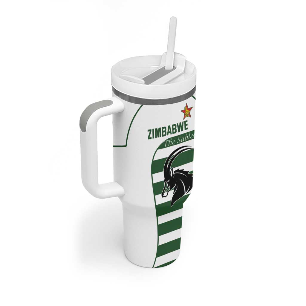 Custom Zimbabwe Sables Rugby Tumbler With Handle Go Champion LT18