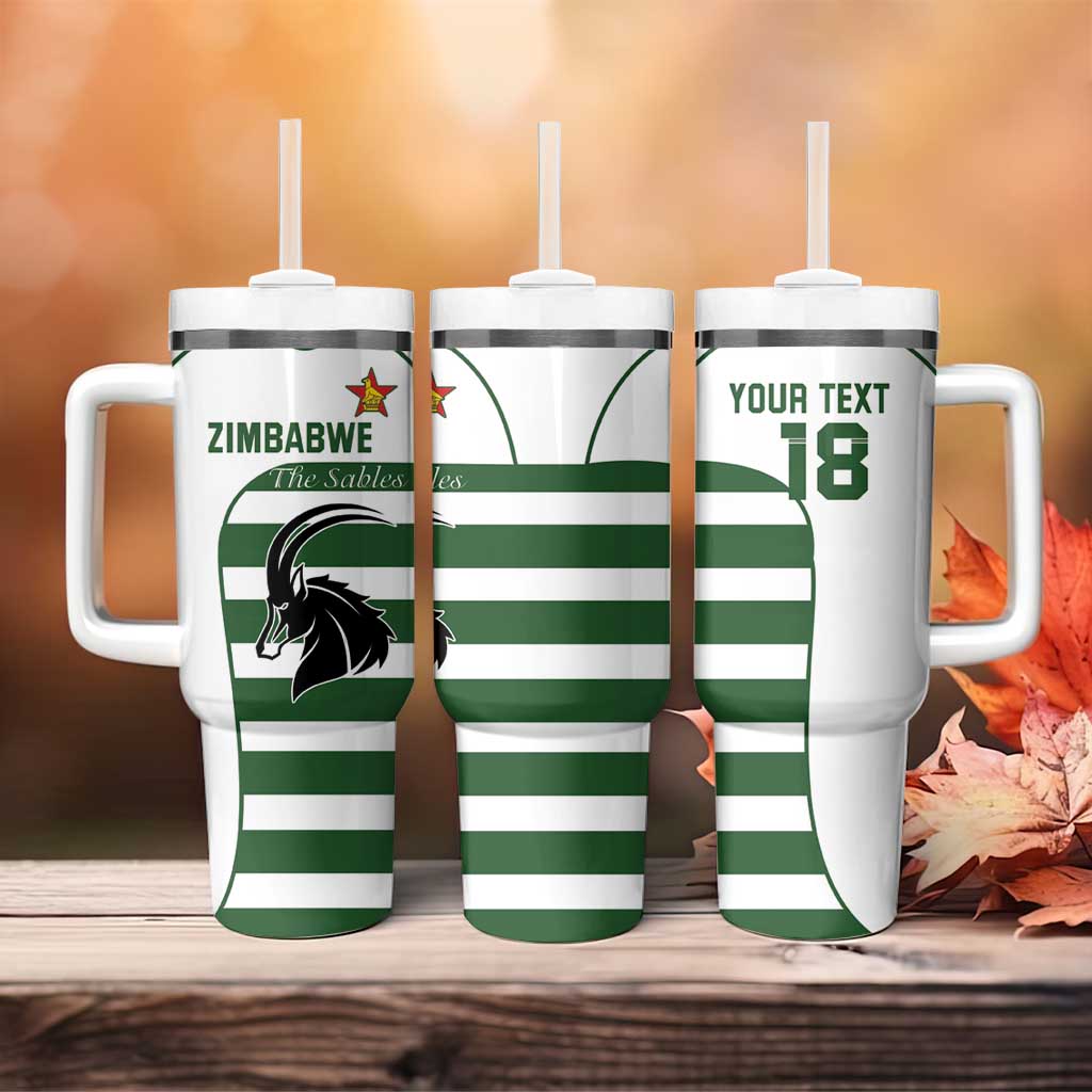Custom Zimbabwe Sables Rugby Tumbler With Handle Go Champion LT18