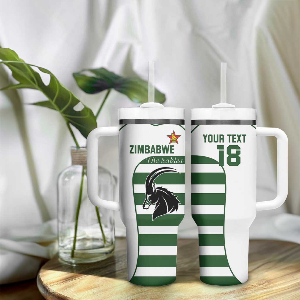 Custom Zimbabwe Sables Rugby Tumbler With Handle Go Champion LT18