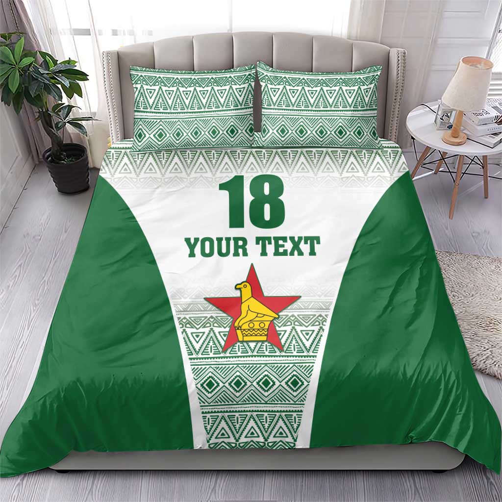 Custom Zimbabwe Sables Rugby Bedding Set African Patterns LT18