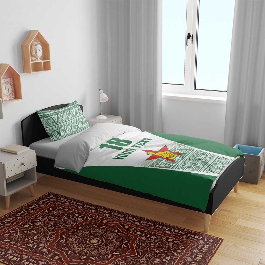 Custom Zimbabwe Sables Rugby Bedding Set African Patterns LT18