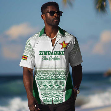 Custom Zimbabwe Sables Rugby Hawaiian Shirt African Patterns LT18
