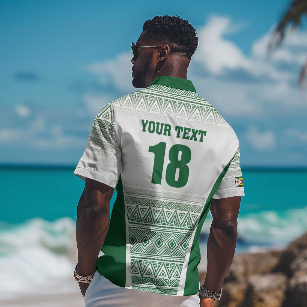 Custom Zimbabwe Sables Rugby Hawaiian Shirt African Patterns LT18