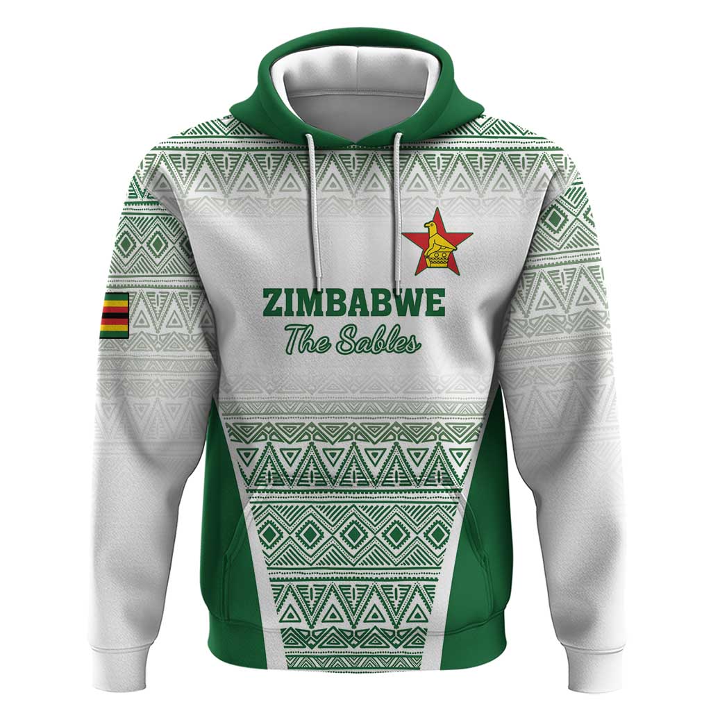 Custom Zimbabwe Rugby Hoodie Sables African Patterns LT18