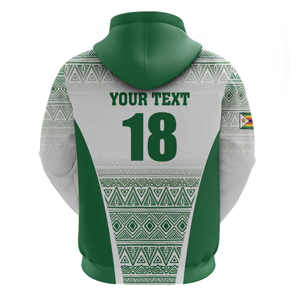 Custom Zimbabwe Rugby Hoodie Sables African Patterns LT18