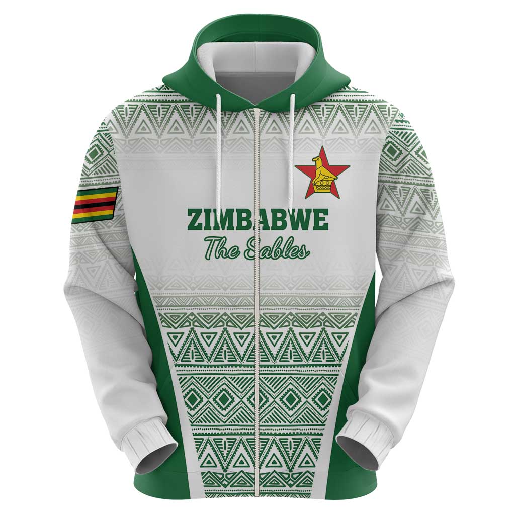 Custom Zimbabwe Rugby Hoodie Sables African Patterns LT18