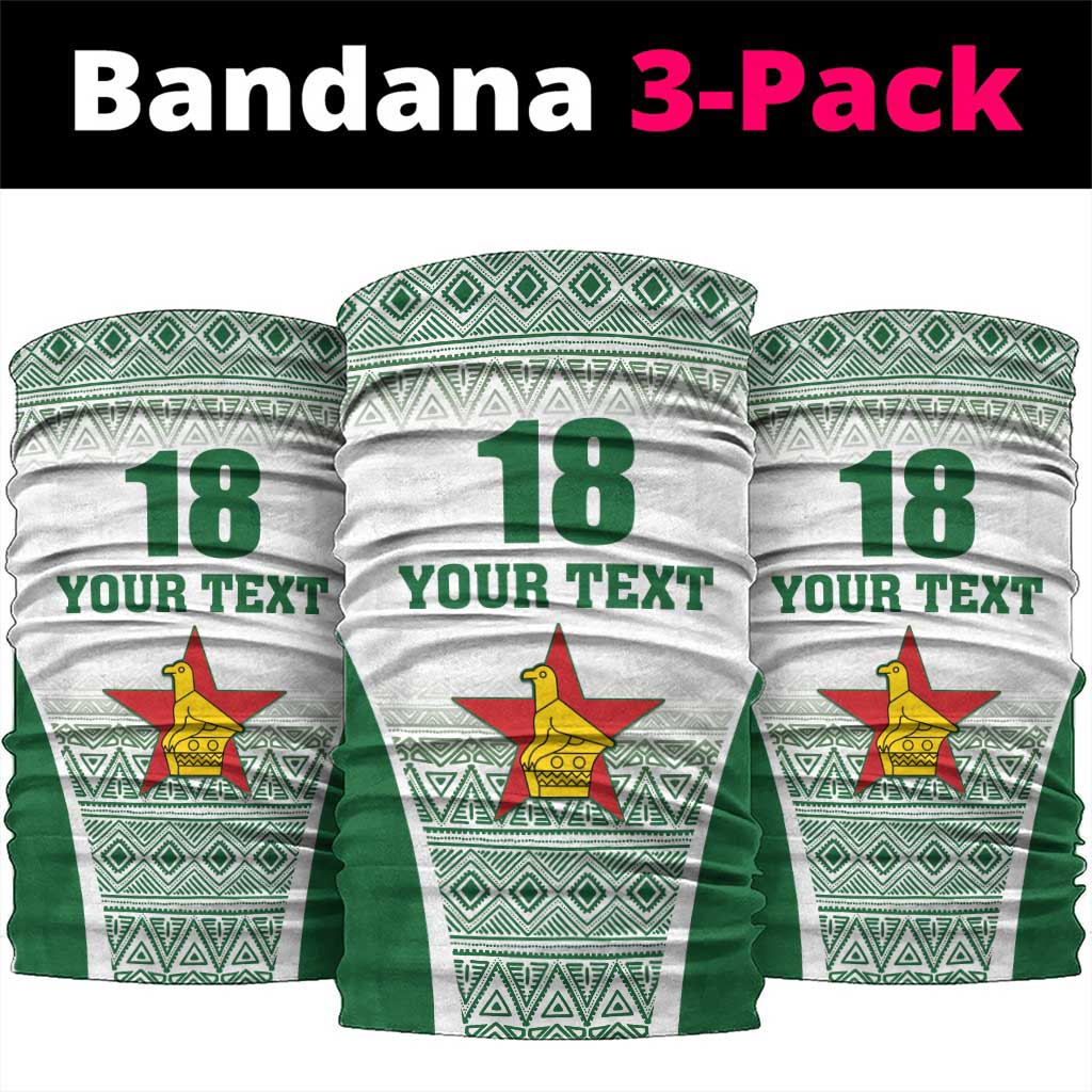Custom Zimbabwe Rugby Neck Gaiter Sables African Patterns LT18