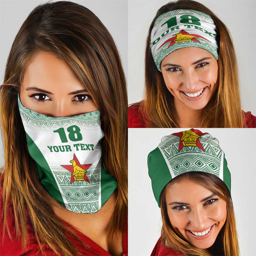Custom Zimbabwe Rugby Neck Gaiter Sables African Patterns LT18